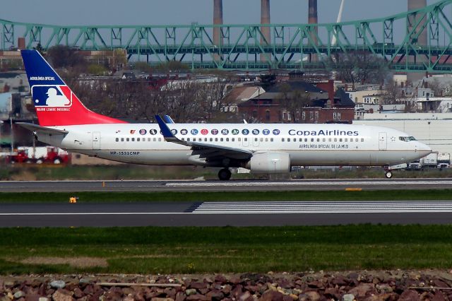 Boeing 737-800 (HP-1533CMP) - Copas MLB livery taxiing out to 22R