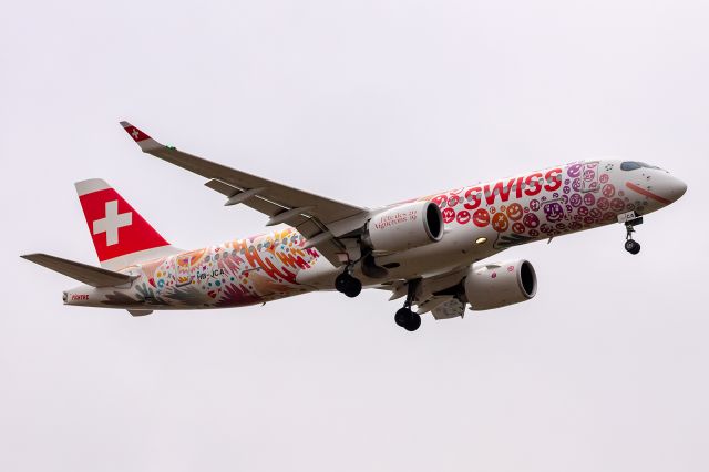 HB-JCA — - Bombardier BD-500 CSeries CS300 HB-JCA Swiss  (Fete des Vignerons 2019 Livery)