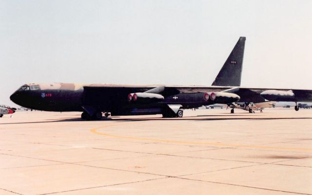 Boeing B-52 Stratofortress — - B-52D of 7th Bomb Wing, Carswell AFB, TX.