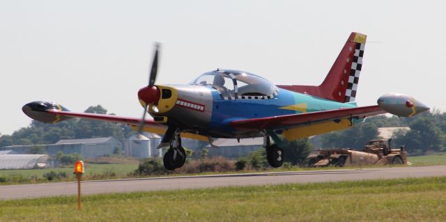 SIAI-MARCHETTI Warrior (N95FD) - Landing RWY 27 in June of 2020