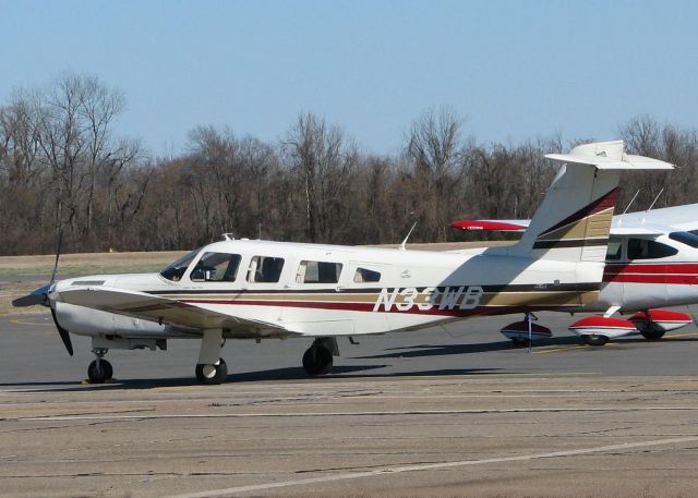 Piper Saratoga (N33WB) - Parked at the Downtown Shreveport airport.