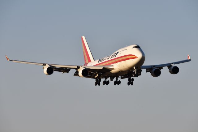 Boeing 747-400 (N709CK) - 03-21-21 Short final for 36-R