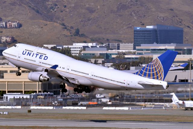 Boeing 747-400 (N177UA) - 12th Oct., 2014