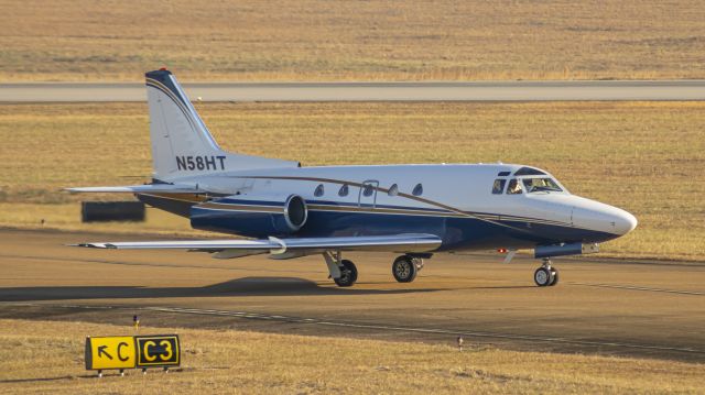 North American Sabreliner (N58HT) - Beautiful 1981 Sabreliner 65 making an appearance.