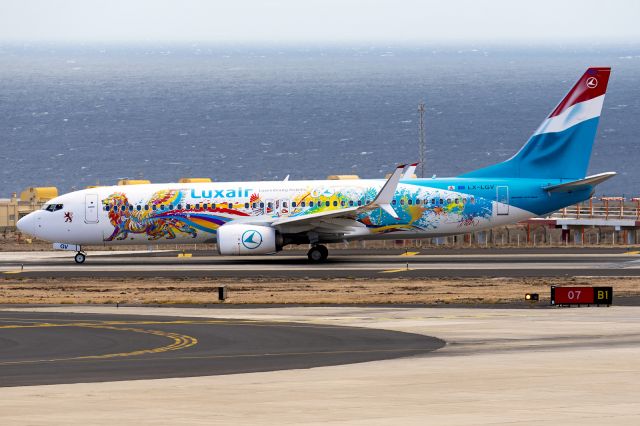 Boeing 737-800 (LX-LGV) - New Liverybr /Tenerife South Airportbr /29 June 2022