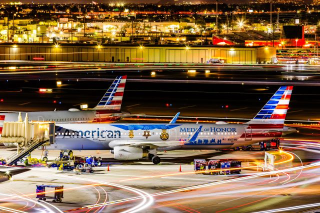 Airbus A321 (N167AN) - I haven’t posted on FlightAware in nearly two years, so I thought it’d be nice to go back to my roots and put up some of my best work from 2024 on here! If you enjoy my work, follow me @phxplanepics on Instagram!