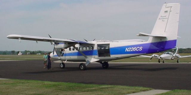 De Havilland Canada Twin Otter (N226CS) - On the Ramp at Huntingburg