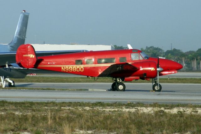 Beechcraft 18 (N99800) - 09-Apr-11