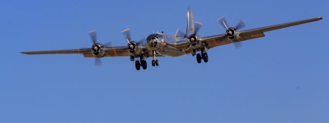 N69972 — - DOC 72, one of two flying B-29's, on final for VNY 16R.  Saturday morning, 9/21/2019