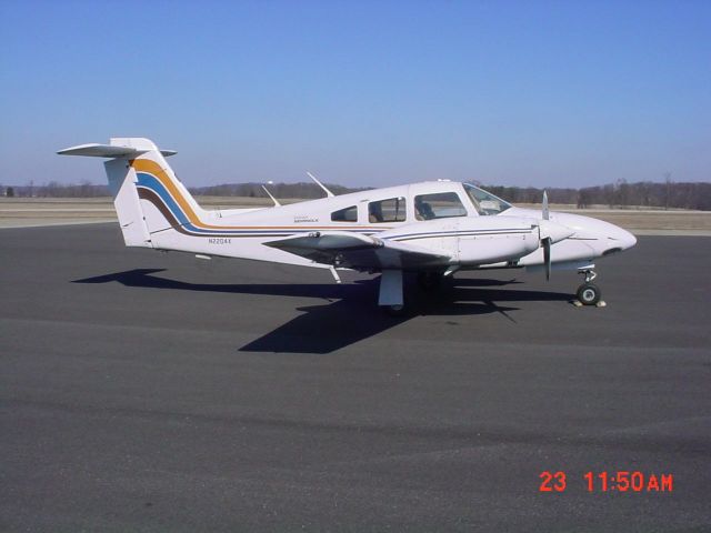 Piper PA-44 Seminole (N2204X) - Parked on ramp 2/23/09; forgot to cancel IFR...