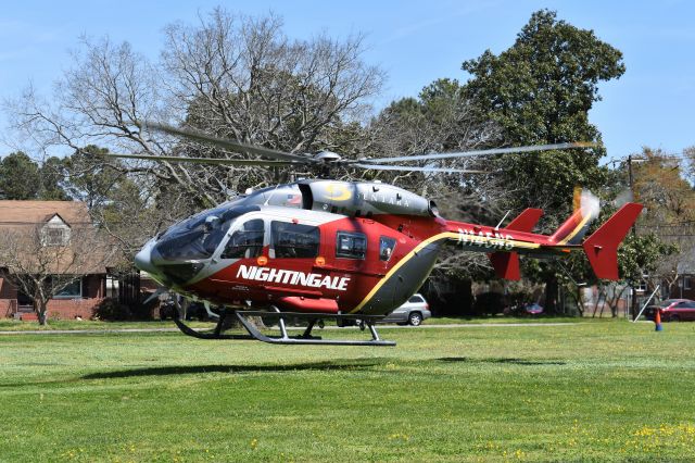 KAWASAKI EC-145 (N145NG) - Visiting the Norfolk Fire Training Center. Norfolk, VA