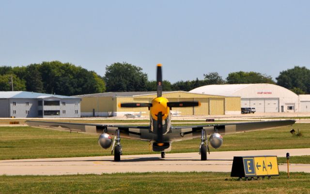 North American P-51 Mustang (N5500S) - 08272011  Wings Over Waukesha Airshow
