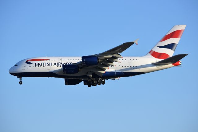 Airbus A380-800 (G-XLEL) - 10-C Arrival 