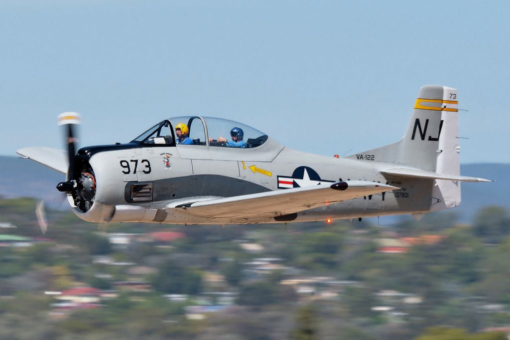 North American Trojan (VH-DUD) - At a Parafield Airshow March 21, 2010. For those don't know, Parafield is Adleiade's GA airport about 30 km/19 air miles north of the city.  It was Adelaide's airport until 1955 when West Beach airport opened  in 1955. 