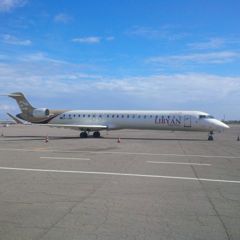 Canadair Regional Jet CRJ-900 (5A-LAM) - LIBYAN AIRLINESbr /ICT DEPARTMENT br /CNS/ATM UNIT 