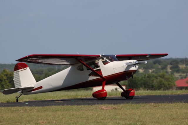 Cessna 140 (N140LA) - On the ramp in Breckenridge, Texas...