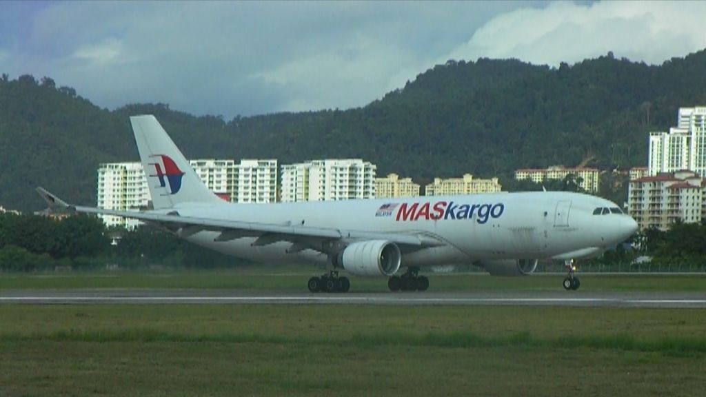 Airbus A330-200 (9M-MUB) - MASkargo A330-223F at Penang. A rare sight. Spotting location: Fibre tank