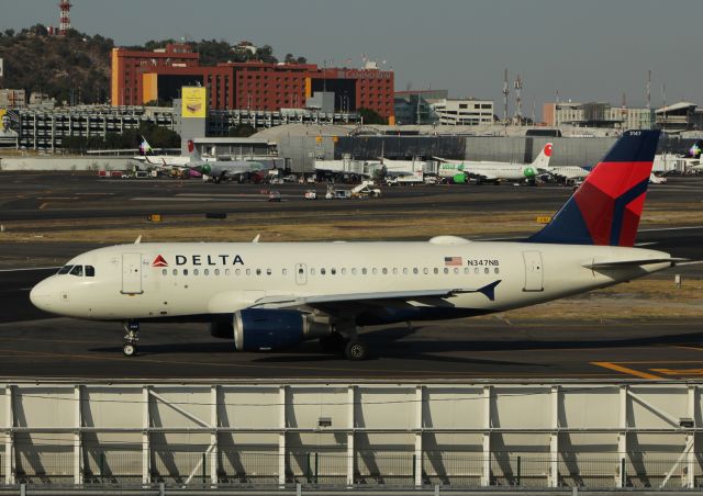 Airbus A319 (N347NB) - Delta Air Lines / Airbus A319-114 / MSN 1800 / N347NB / MMMX 01/2023