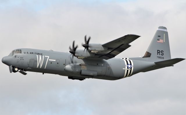 Lockheed C-130 Hercules (07-8609) - herky37 usaf ramstein c-130j-30 07-8609 dep shannon 5/9/19.