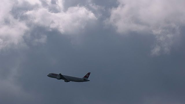 Airbus A321 — - Departing out of Zurich