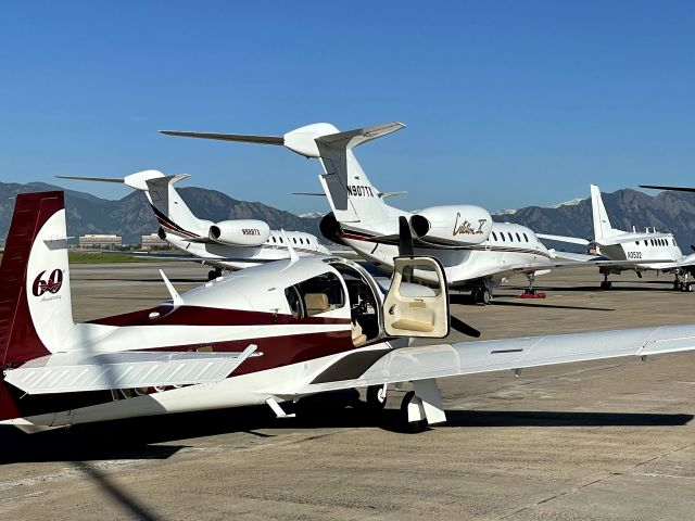 Mooney M-20 (N993JT) - Busy day at Rocky Mountain Metro