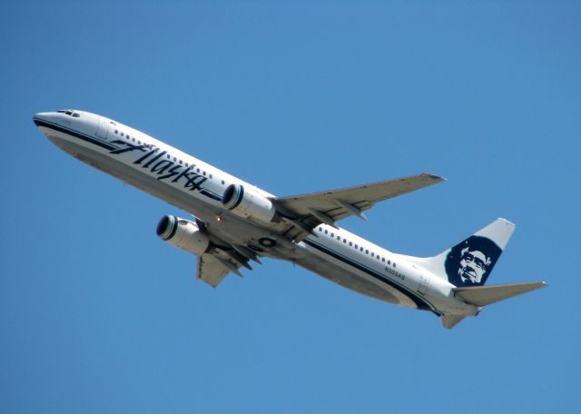 Boeing 737-800 (N303AS) - Off of 36R at DFW.