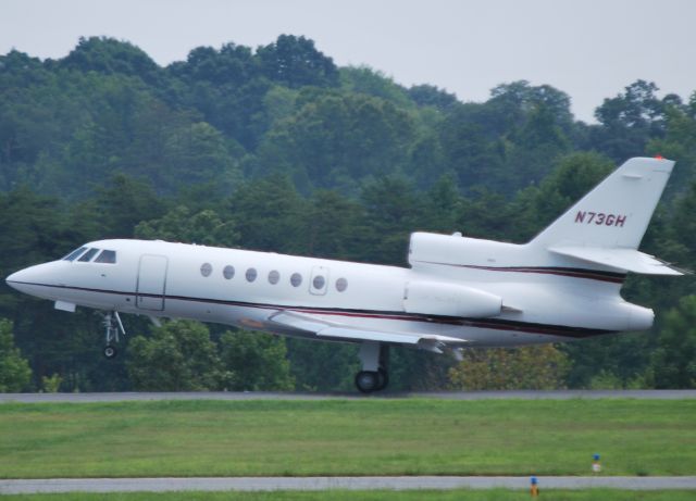 — — - HICKINGBOTHAM INVESTMENTS INC taking off on runway 2 at Concord Regional Airport / Concord, NC 7/31/11