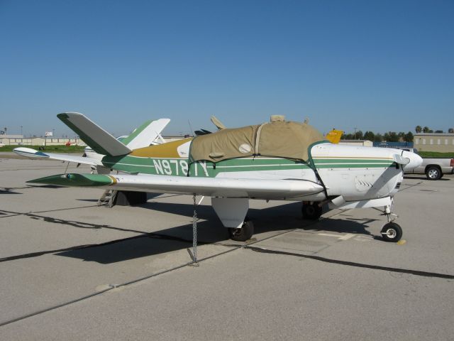 Beechcraft 35 Bonanza (N9787Y) - PARKED AT FULLERTON