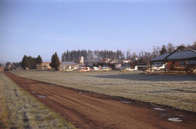 Cessna Skyhawk (N4692L) - Tektonix Flying Club 172 parked at Beaverton Oregon, 1968.