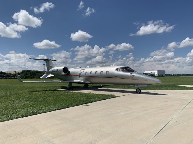 Learjet 60 (N732RJ) - Learjet 60 parked at Pompano Beach, FL