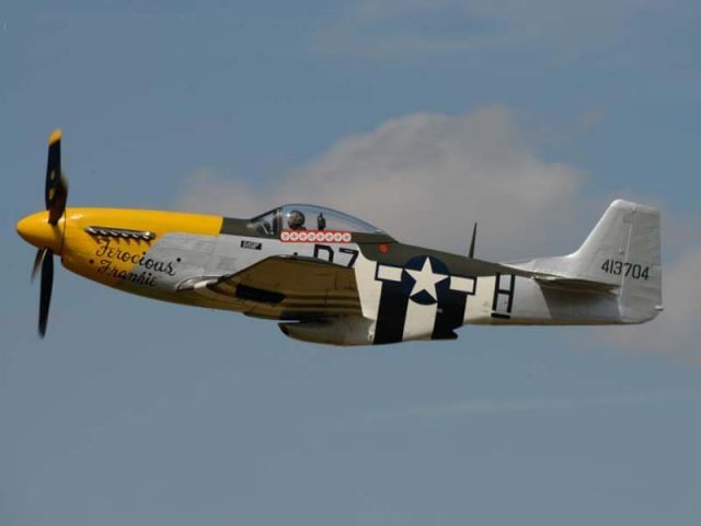 G-BTCD — -  44-13704 named 'Ferocious Frankie', 2015 Old Buckenham Air Show