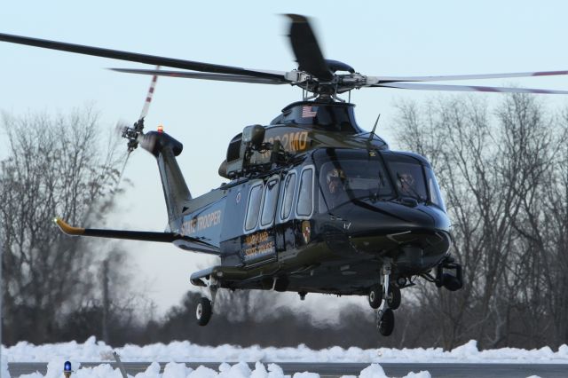 BELL-AGUSTA AB-139 (N382MD) - February 4, 2021 - landed Frederick in the evening 