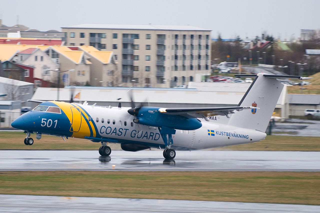 SE-MAA — - Swedish Coast Guard DHC-8-Q300 SE-MAA/501 at Reykjavik