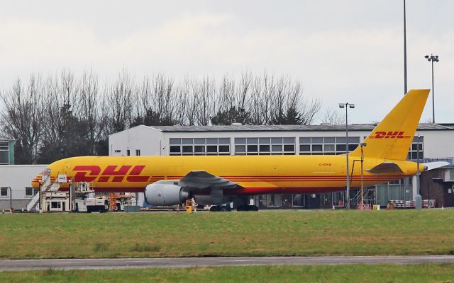 Boeing 757-200 (G-BIKB) - dhl b757 g-bikb at shannon 17/2/17.