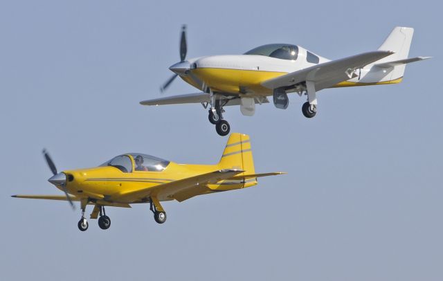 SEQUOIA Falco (N48EL) - On final, rwy three-zero, Merced Regional Airport (KMCE)