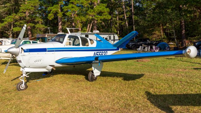 Beechcraft 35 Bonanza (N5583D) - Shot at the 36th annual Flying M Ranch fly-in and campout in Reklaw, Texas.