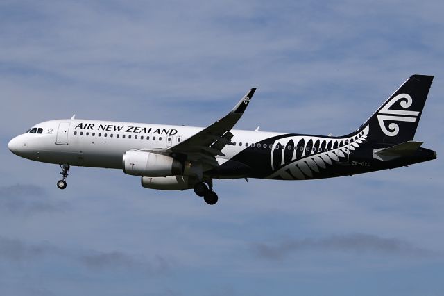 Airbus A320 (ZK-OXL) - on 19 September 2018