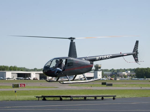 Beechcraft Baron (58) (N718SC) - Take of at Danbury CT.