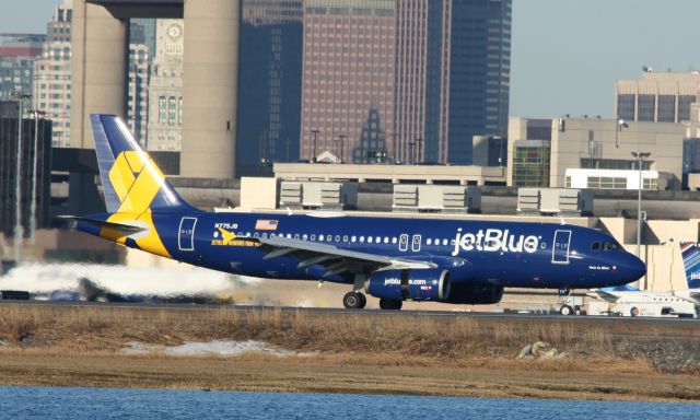 Airbus A320 (N775JB) - Vets in Blue