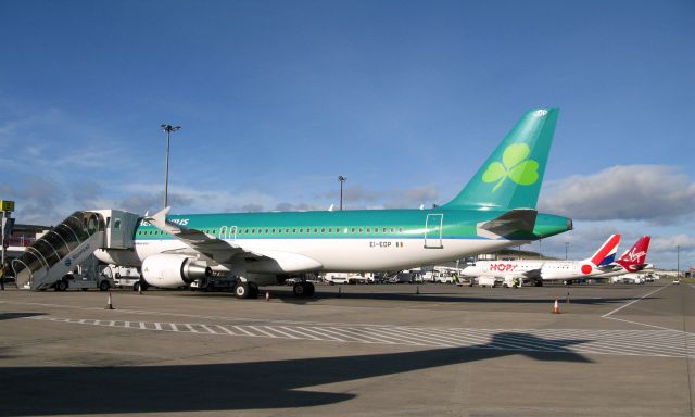 Airbus A320 (EI-EDP) - Aer Lingus Airbus A320-214 EI-EDP in Aberdeen Dyce Airport