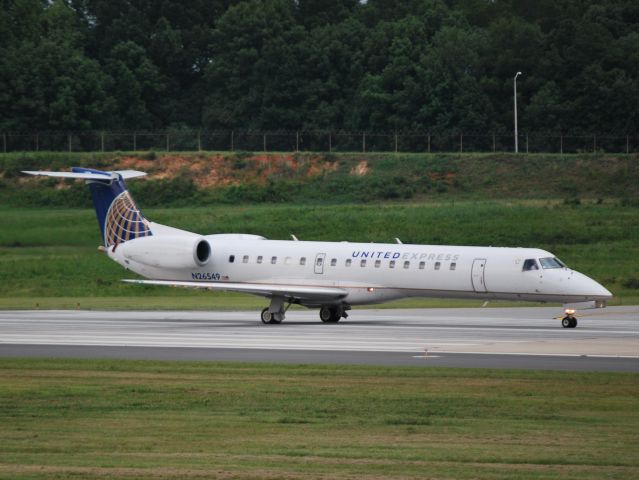 Embraer ERJ-145 (N26549) - Lined up and waiting on 18C - 7/19/12