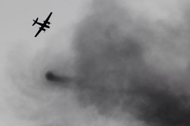 Douglas A-26 Invader — - Strafing Run during TORA TORA demonstration