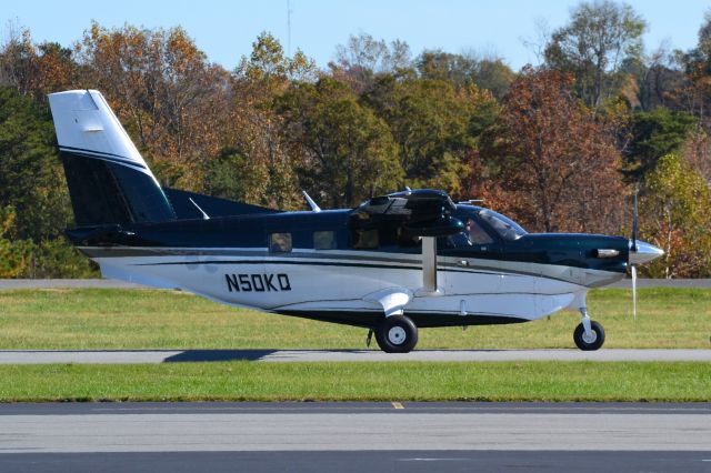 Quest Kodiak (N50KQ) - FAULCONER CONSTRUCTION COMPANY INC taxiing at KJQF - 11/7/18