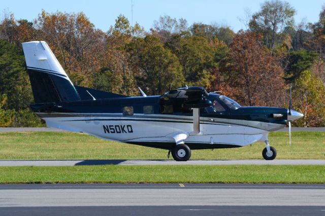 Quest Kodiak (N50KQ) - FAULCONER CONSTRUCTION COMPANY INC taxiing at KJQF - 11/7/18