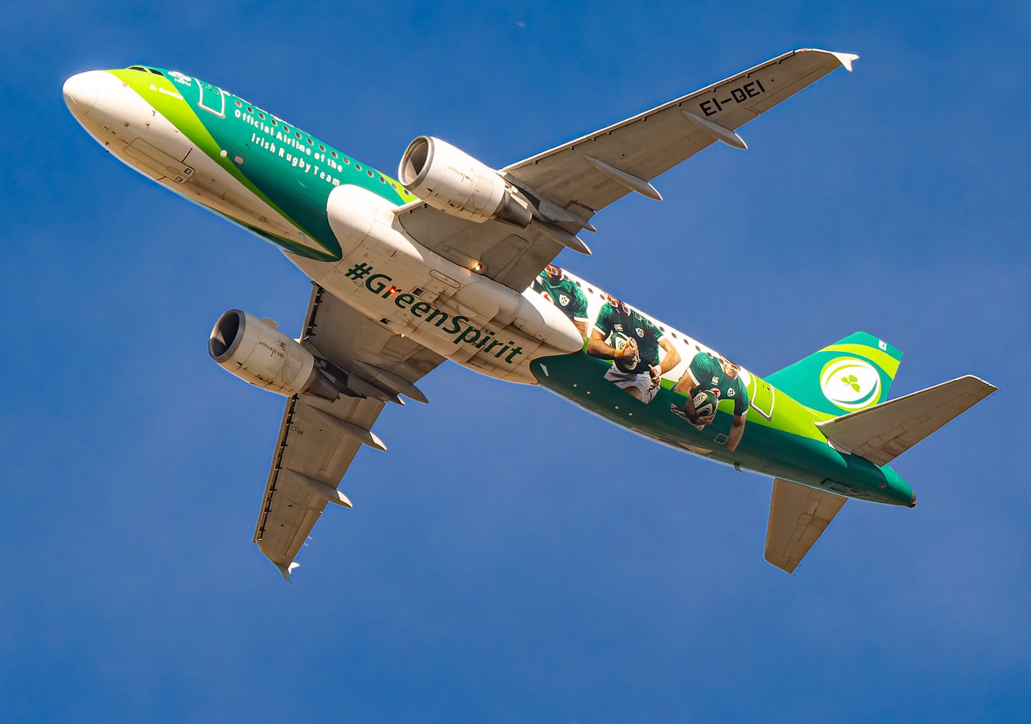 Airbus A320 (EI-DEI) - Finale ILS 33 LFMP 2000ftbr /Dublin - Perpignanbr /photo Nikon 500 + Sigma 600mm