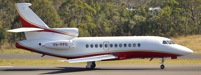 Dassault Falcon 900 (VH-PPD) - Taken at Gladstone Airport, Queensland Australia, November 2012