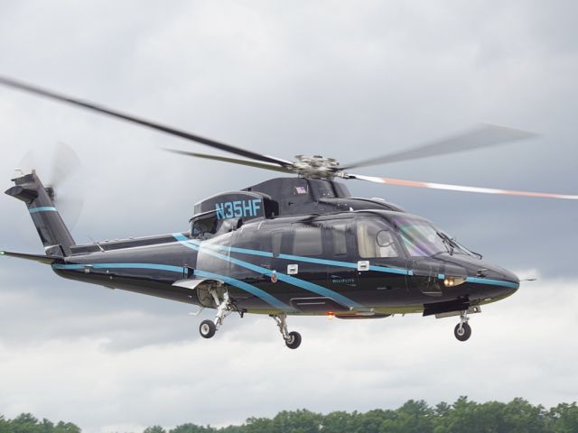 Sikorsky S-76 (N35HF) - Taken at Saratoga County Airport, NY on July 18, 2019