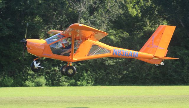 AEROPRAKT A-22 (N836AM) - An Aeroprakt 22LS departing Moontown Airport in Brownsboro, AL, during the August Breakfast Fly-In - August 19, 2017. 