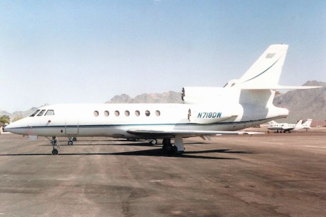 Dassault Falcon 50 (N718DW) - Seen here in Oct-98.br /br /Reregistered N504CX 16-Jun-07,br /then N33AP 1-Jul-19.