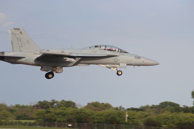 McDonnell Douglas FA-18 Hornet — - Demonstrating a "Bolter" or missed wire on the carrier deck.br /VAQ-129